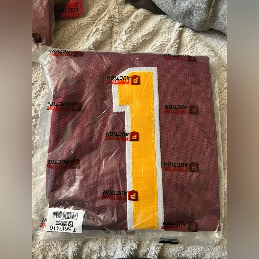 DODSON-Redskins signed and authenticated jersey